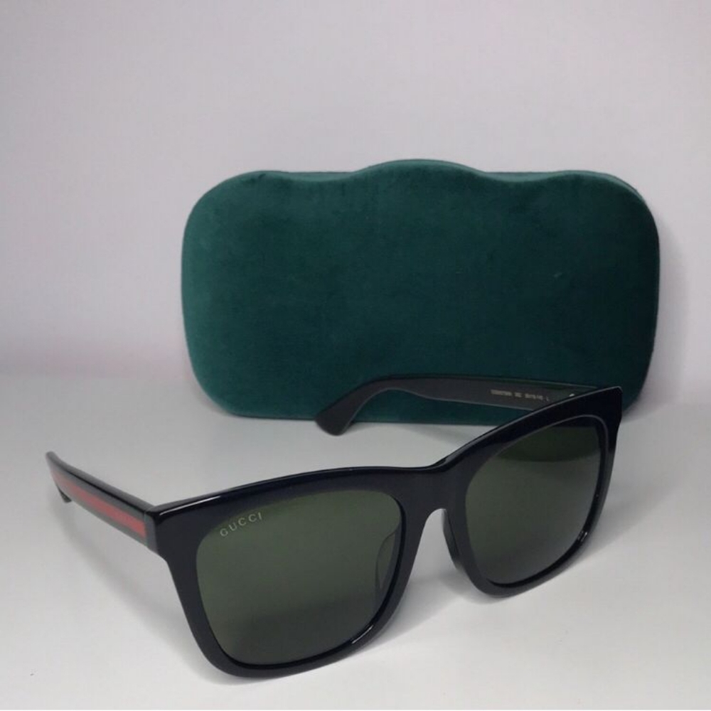 - 💯 - Authentic New Gucci GG0057SK 002 56 GG0057SK Men's Sunglasses - Picture 2 of 12